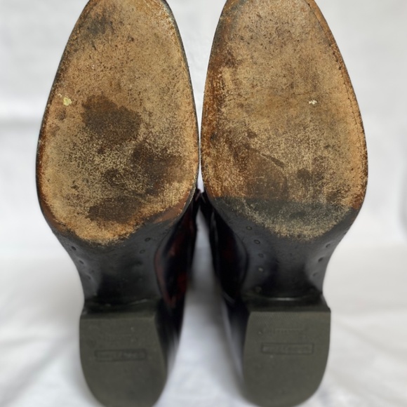 Genuine Lucchese “Knox” Western Boots in Black Cherry, size 10 ½ B Men - Picture 5 of 8